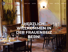 Tablet Screenshot of frauenbeiz-bern.ch